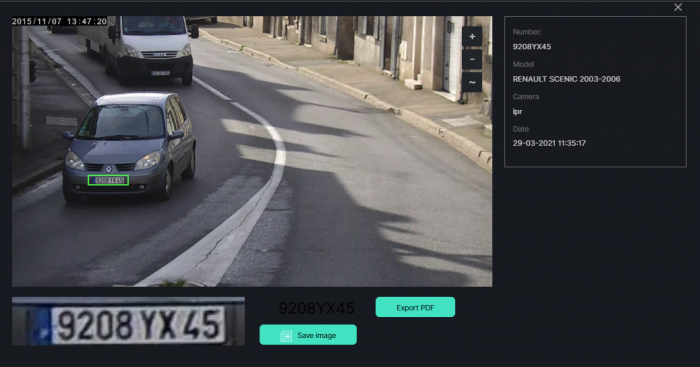 camera license plate reader